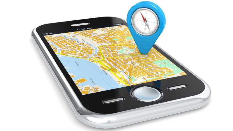 location smart phone mobile area map techonolgy direction lost help guide