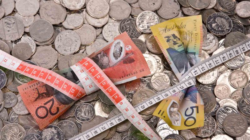 recession-australia-note-money-economy-squeeze-tighten-save-saving-budget-cut